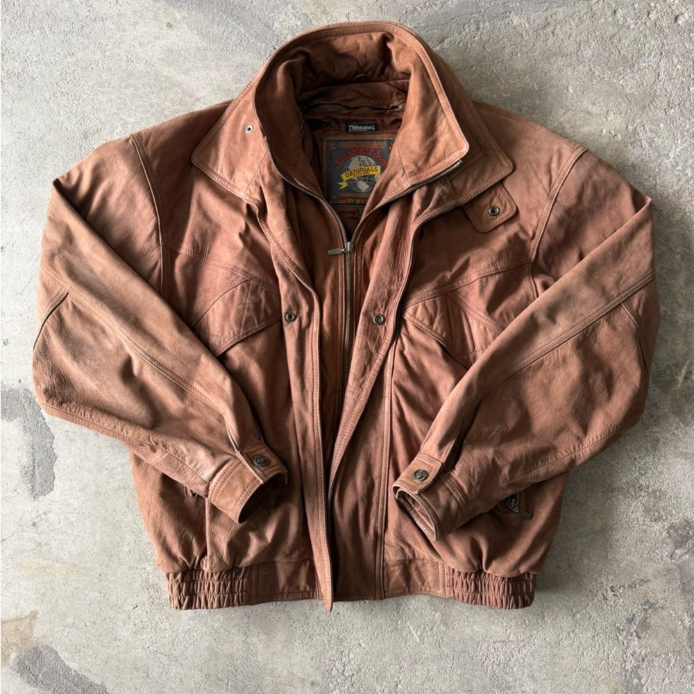 Wilson Men's Tan Bomber Jacket